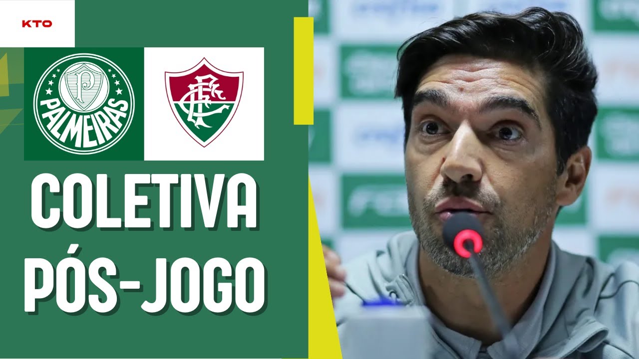 COLETIVA DO ABEL E P&Oacute;S JOGO - PALMEIRAS 0 X 0 FLUMINENSE