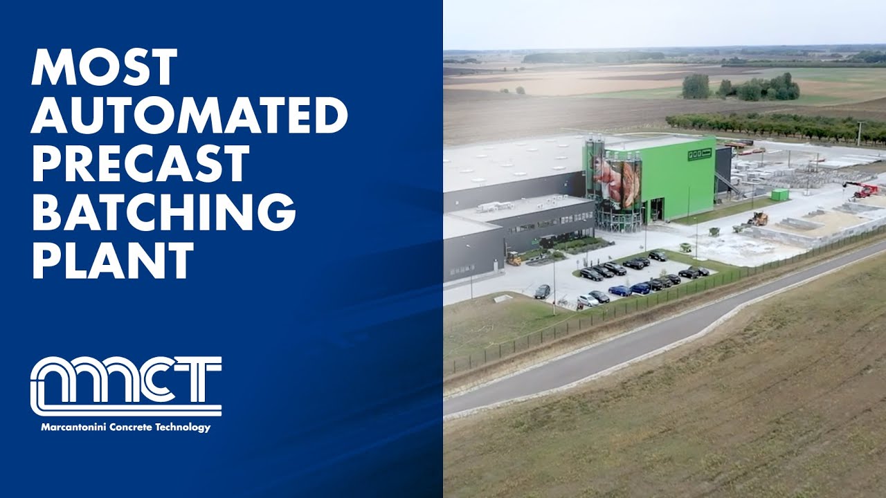 Most automated precast batching plant - Precast Concrete - MCT ITALY