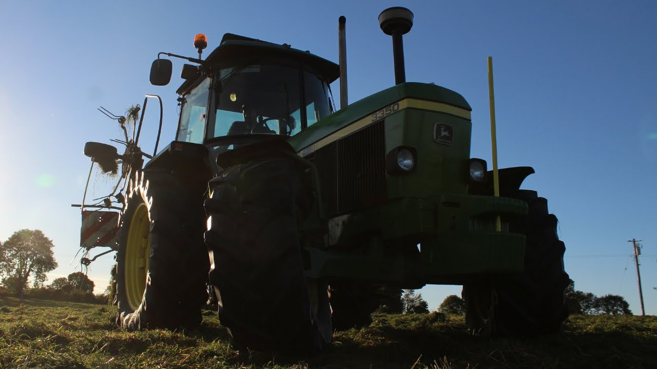 John Deere 3350 Straightpipe Raw Sound Hill Climbing