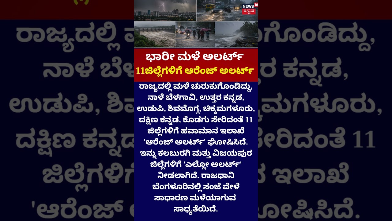 Rain Alert! | ಭಾರೀ ಮಳೆ ಅಲರ್ಟ್ | Monsoon