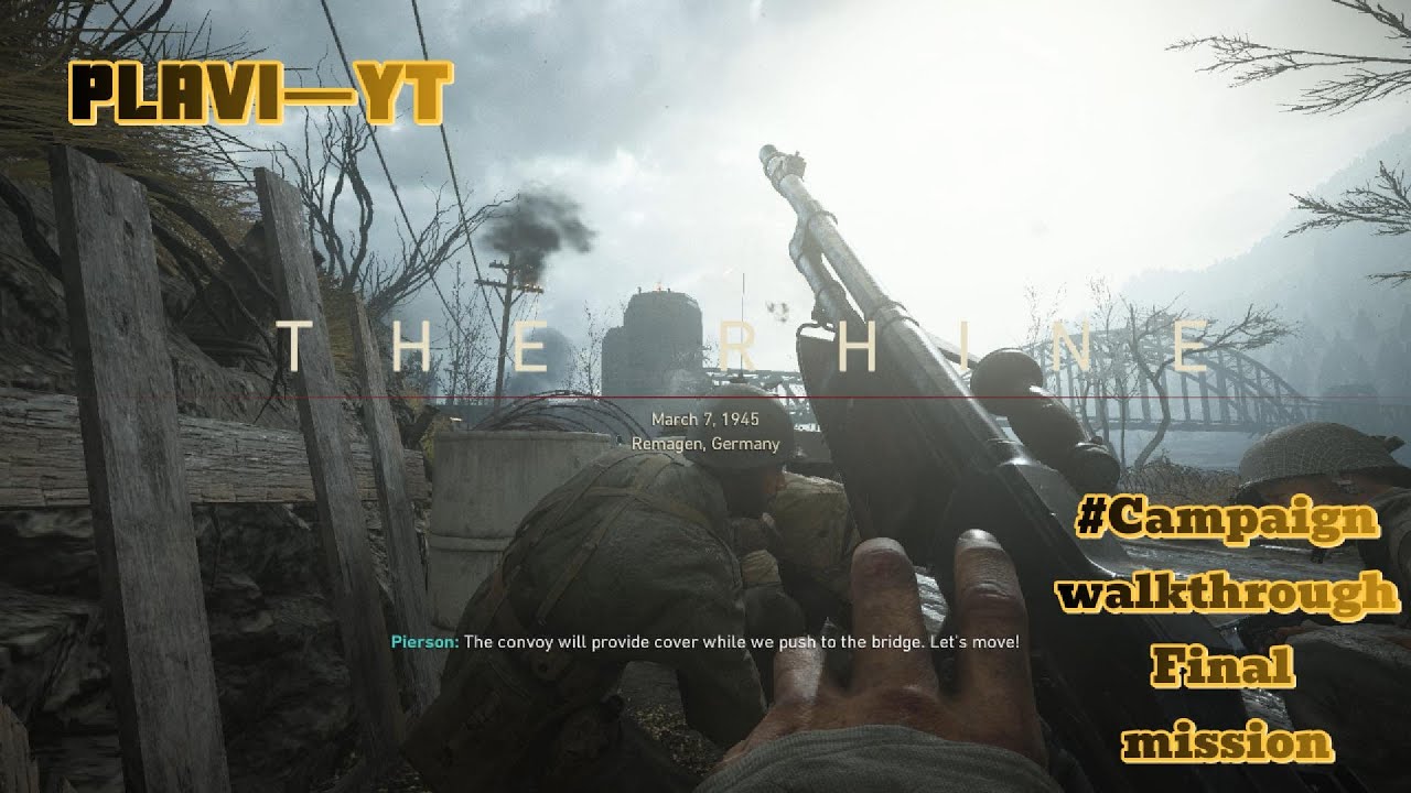 Call of Duty WWII (2017) walkthrough campaign (No commentary)... Episode #11 The End off Game