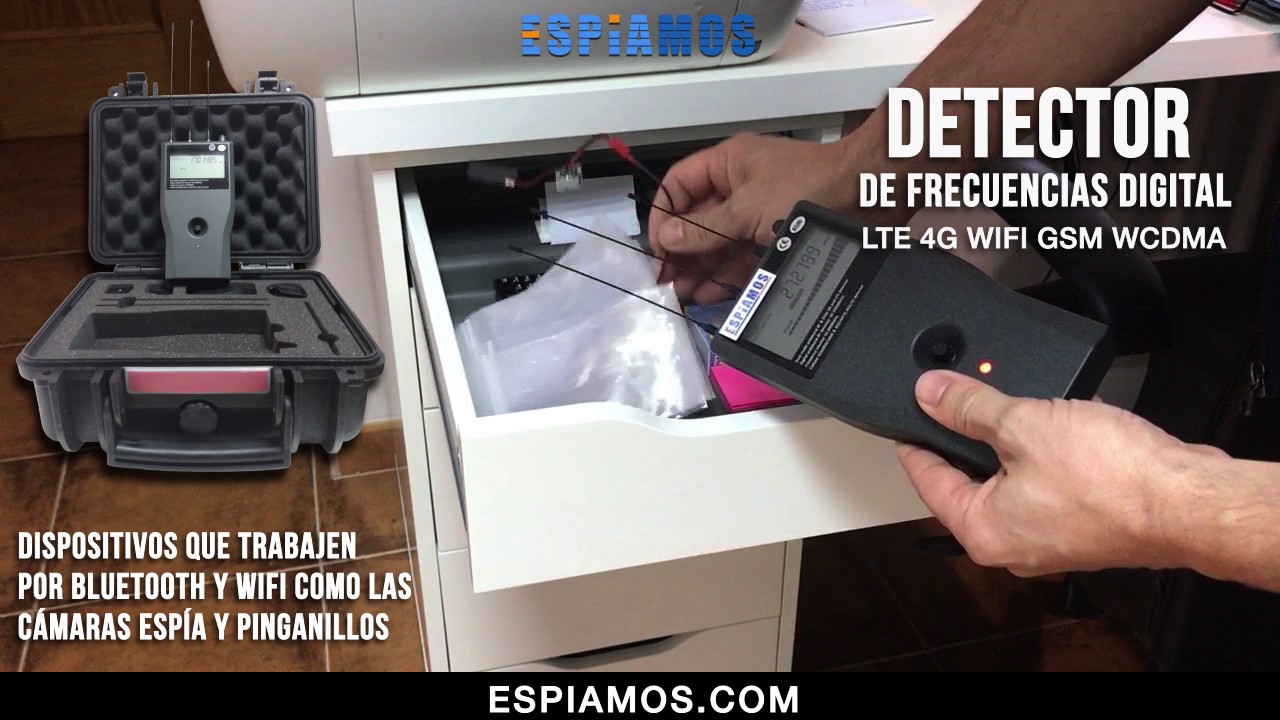 ✅ Detector de Frecuencias Digital LTE 4G 3G GPS WIFI GSM WCDMA ✅ Espiamos.com