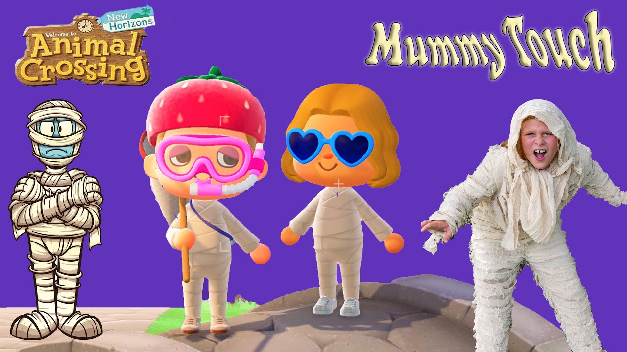 Assistant and Mr Engineer Play Mummy Touch on Animal Crossings