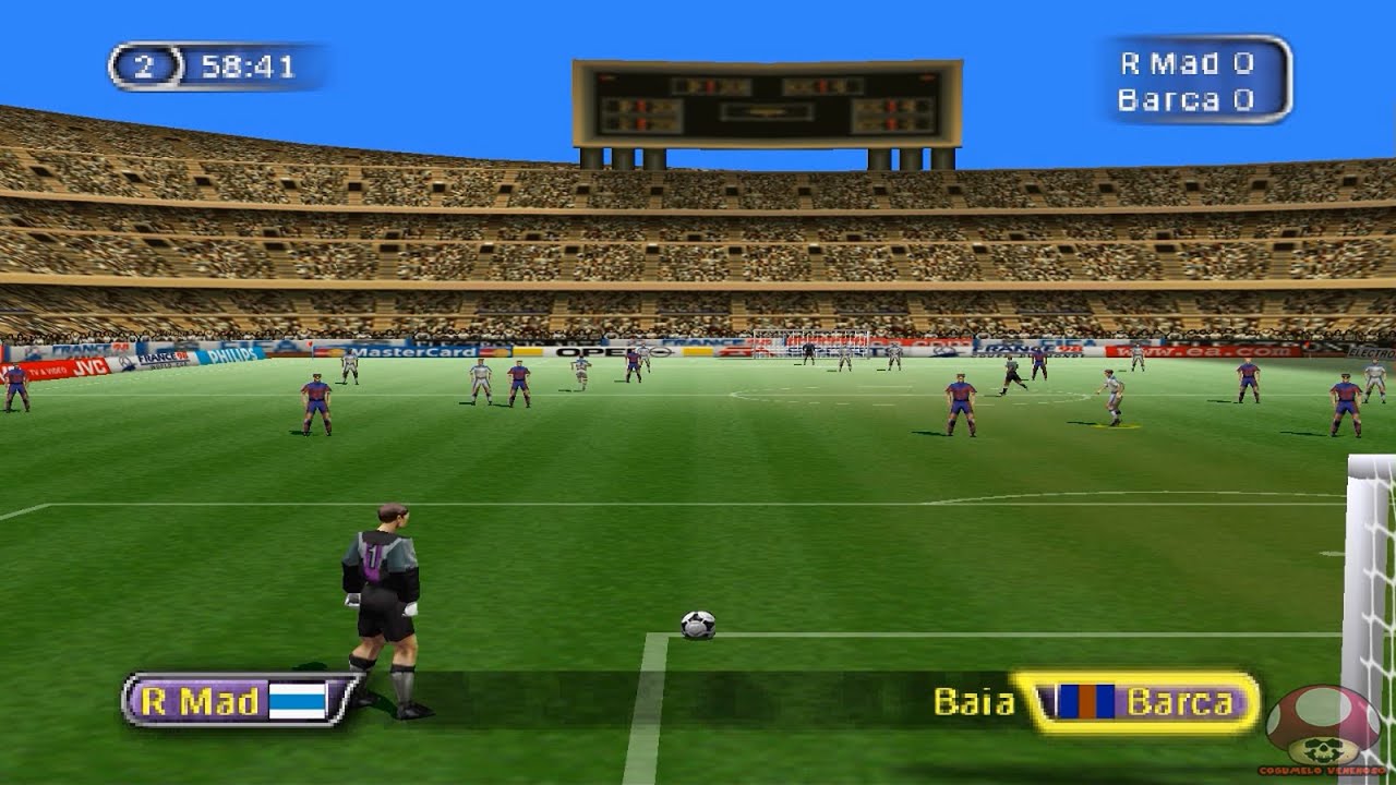 Gameplay: Fifa 98 (Nintendo 64) - Real Madrid x Barcelona