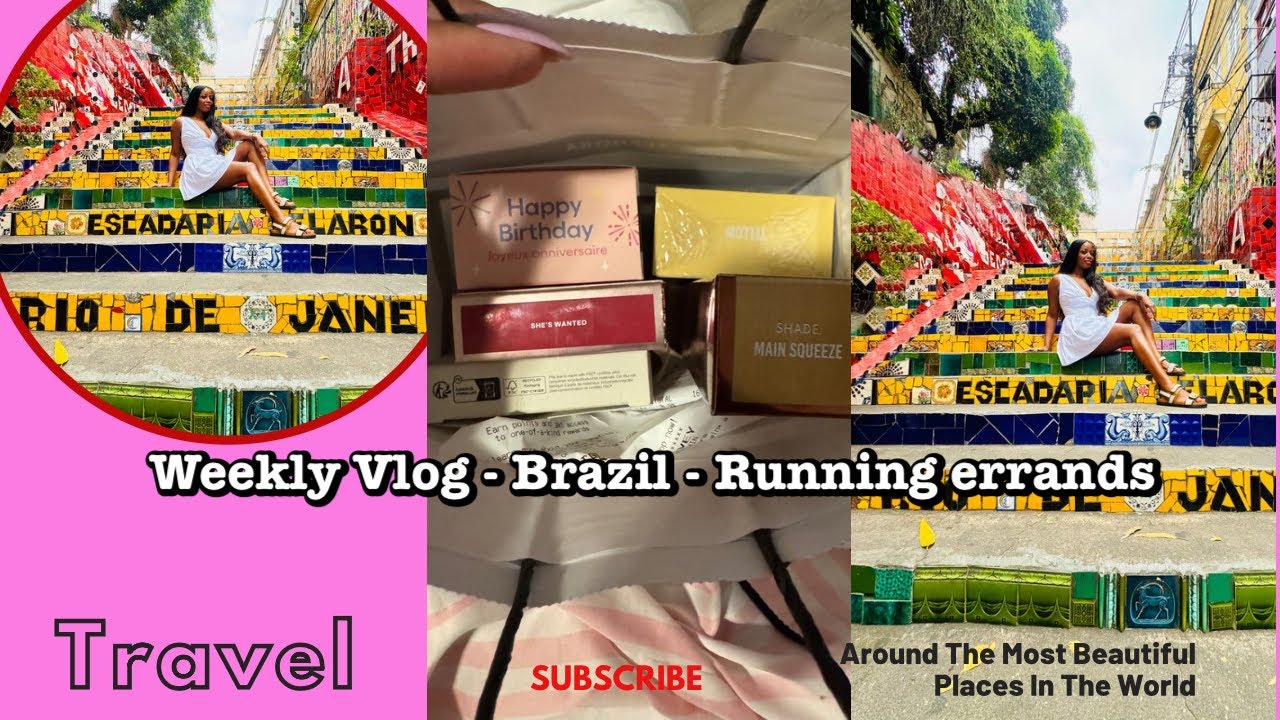 A WEEEKLY VLOG • Rio for 10 hours • Sephora haul and a little chit chat