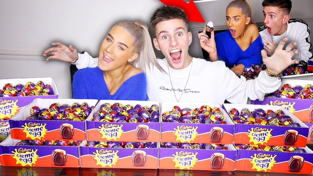 Girlfriend Found The White Creme Egg!! *CAUGHT ON CAMERA* (£10,000 CASH PRIZE)