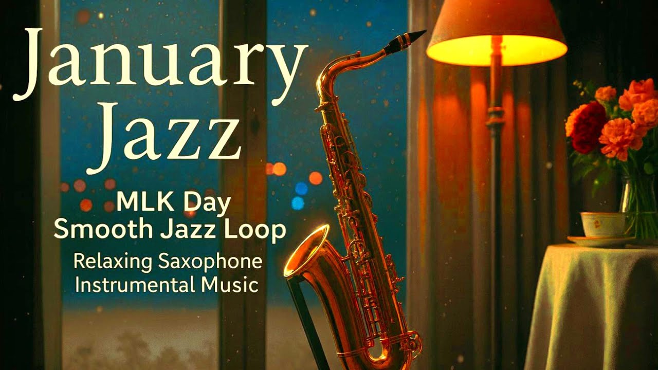🎷January Jazz &ndash; MLK Day Smooth Jazz Loop  Relaxing Saxophone Instrumental Music