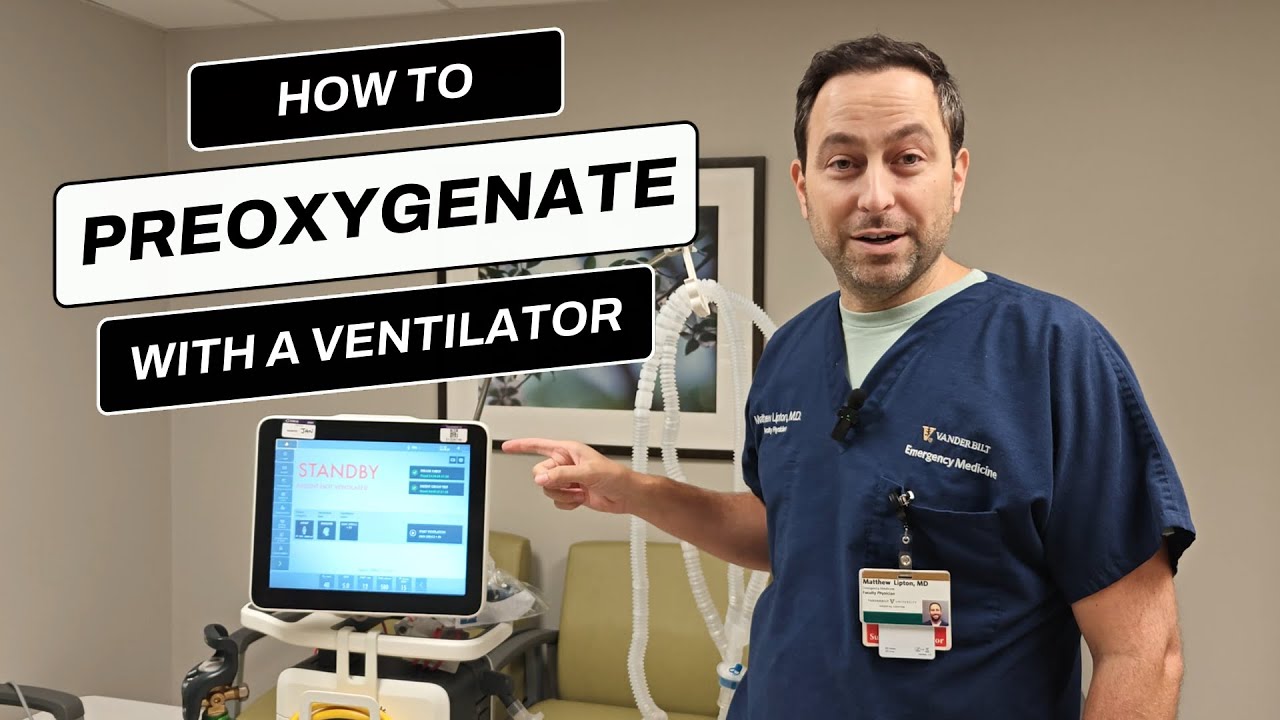 How to preoxygenate with a ventilator using the NIPPV/BiPAP mode (according to the PREOXI trial)