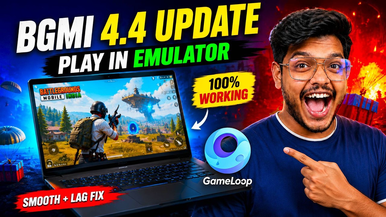 HOW TO PLAY BGMI 4.4 NEW UPDATE ON EMULATOR ✅ | Gameloop 32 Bit Setup Guide ⚙️