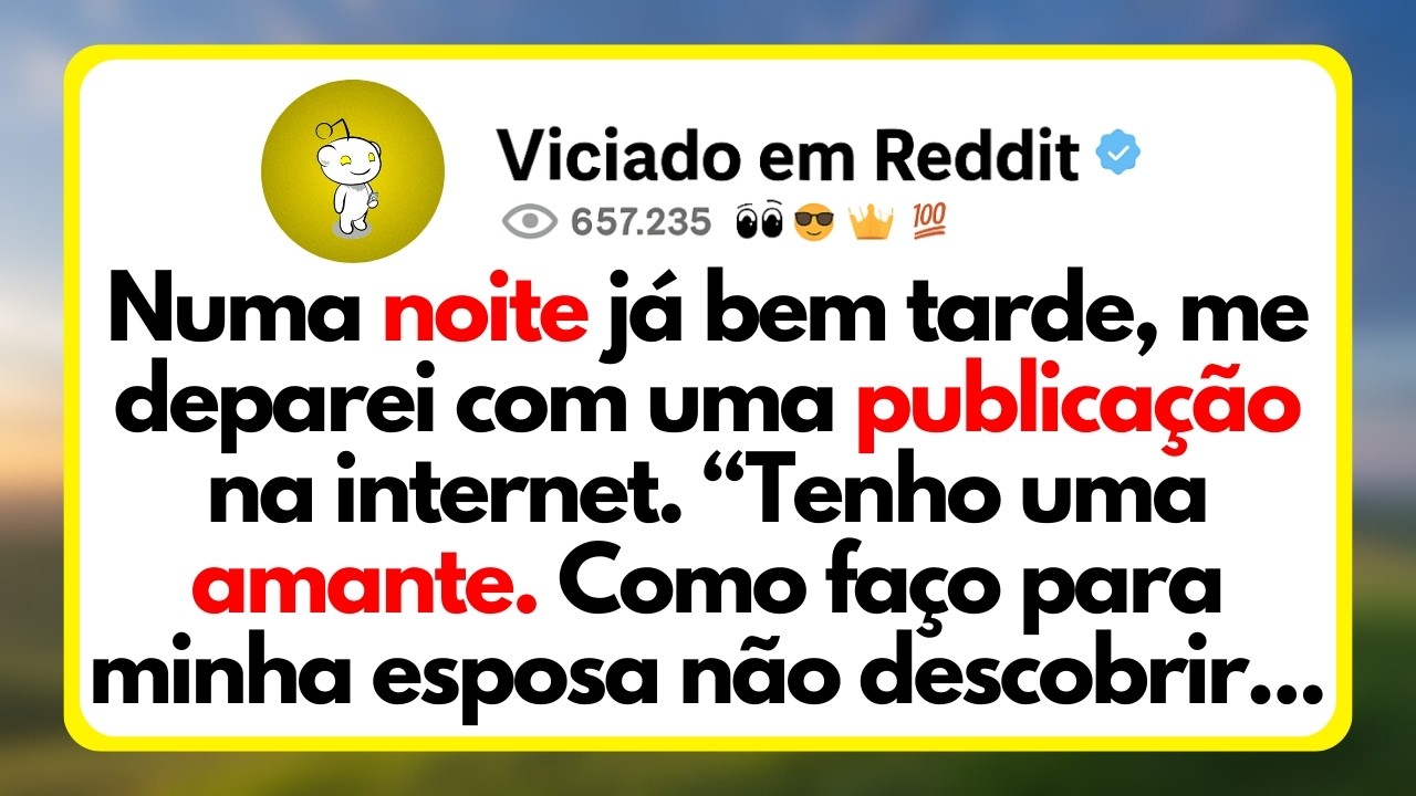 Numa Noite J&aacute; Bem Tarde, Me Deparei Com Uma Publica&ccedil;&atilde;o Na Internet. &ldquo;Tenho Uma Amante. Como Fa&ccedil;o...