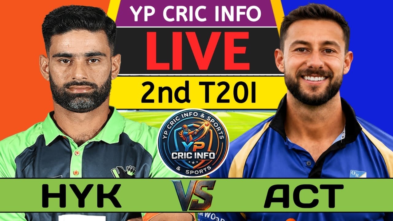  Australian Capital Territory Vs Hyderabad Kingsmen Academy 2nd T20 Match & Hindi Commentary