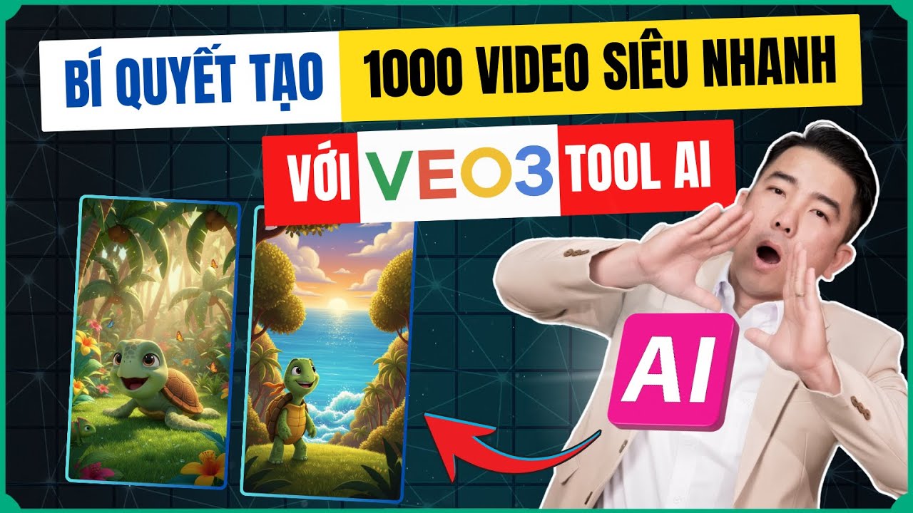 B&iacute; Quyết Tạo 1000 Video Si&ecirc;u Nhanh Với Tool Veo 3 | Tool AI Mới Kiếm Tiền YouTube 2026