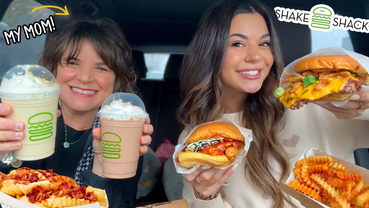 Пробуем новые блюда из меню Shake Shack вместе с мамой! +Вопросы и ответы