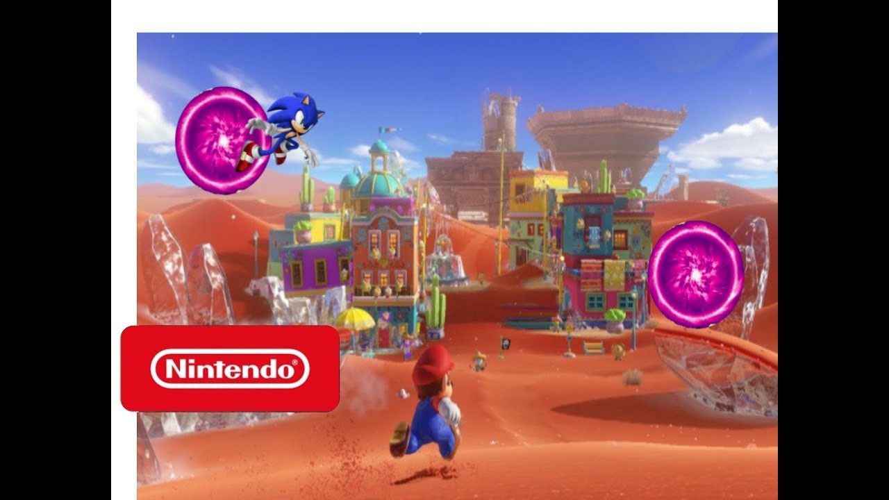 Sonic's Cameo Appearance on Super Mario Odyssey