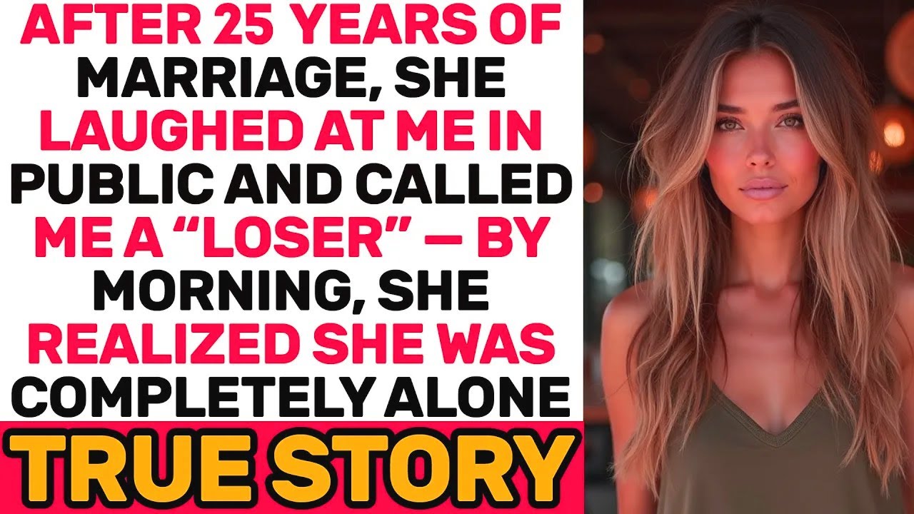 After 25 Years, She Laughed And Called Me A Loser — By Morning, She Was Alone