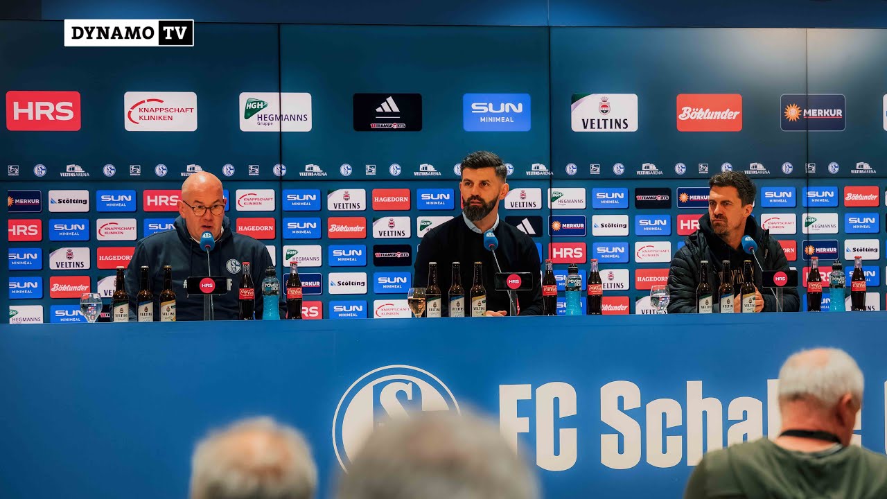 21. Spieltag | S04 - SGD | Pressekonferenz nach dem Spiel