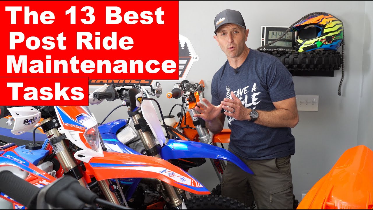 13 Best Post Dirt Bike Ride Maintenance Tasks