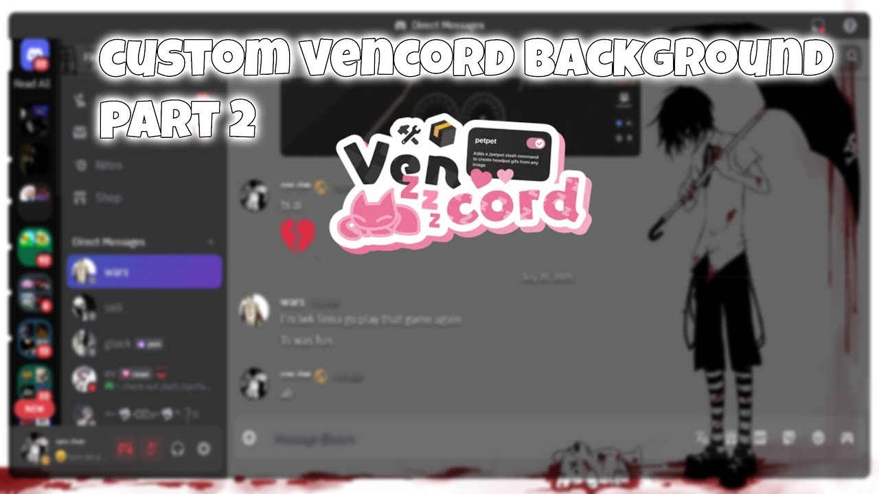 How To Make Custom Discord Backgrounds | Vencord 2025😁🐶