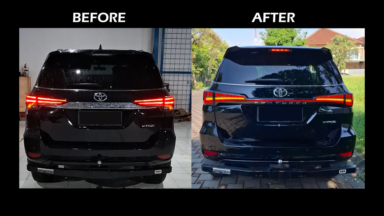 Pasang Stoplamp Fortuner RX style