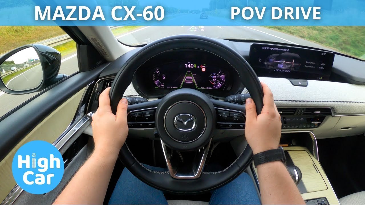 MAZDA CX-60 PHEV 327HP TAKUMI 2024 | POV DRIVE 4K [0-100]