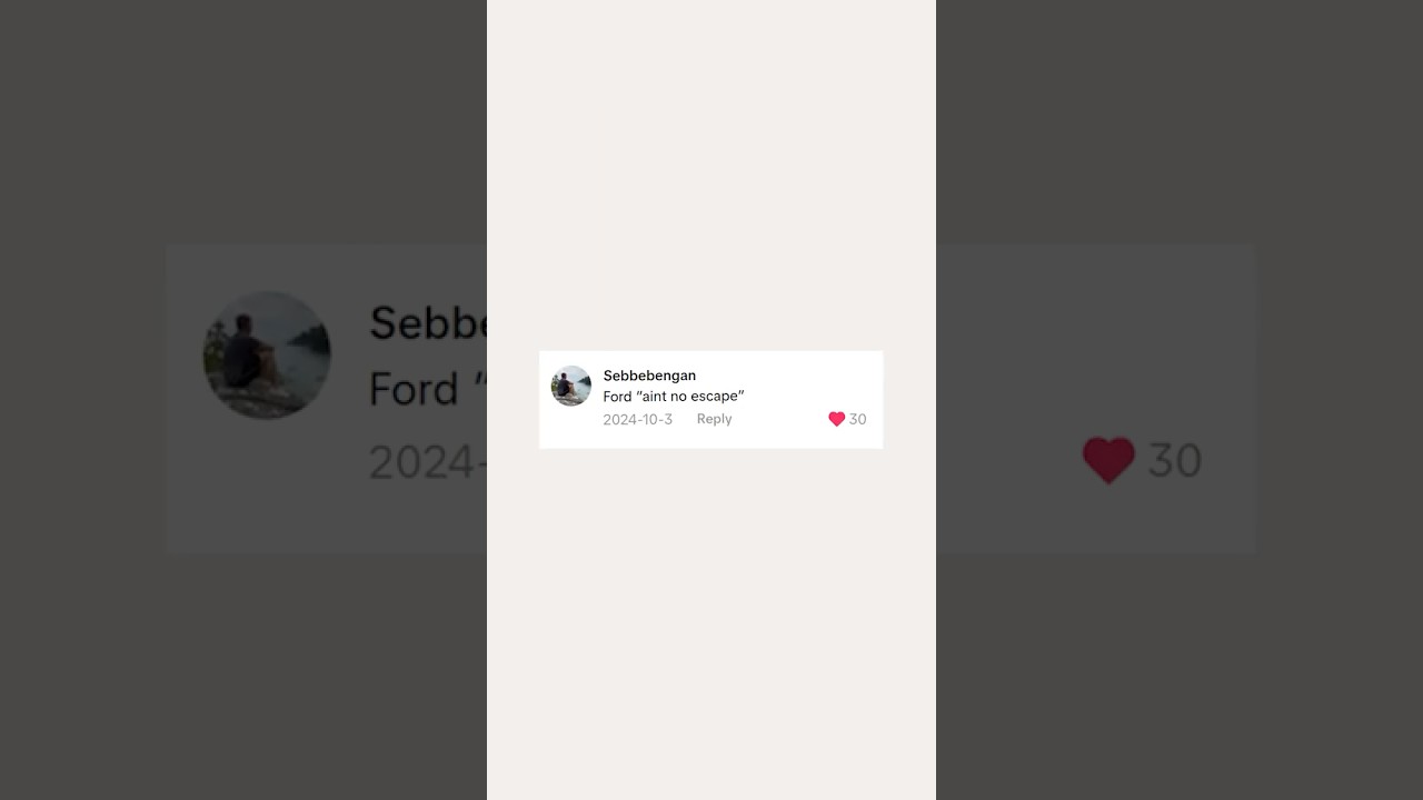 ford ain't no escape