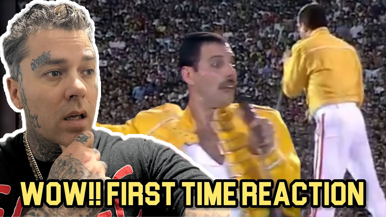 EXCITING!! FIRST time REACTION to Queen - Another One Bites The Dust (Live At Wembley)