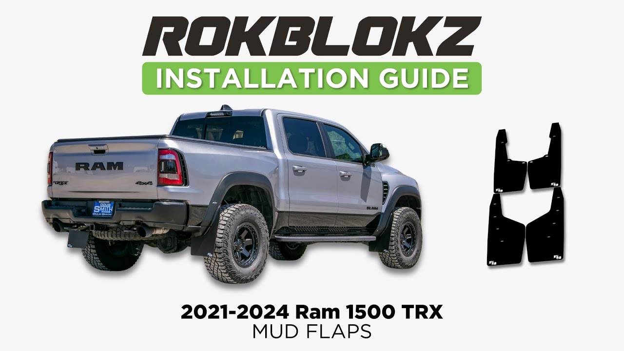 Установка брызговика Rokblokz на новый Ram 1500 TRX 2021 года!