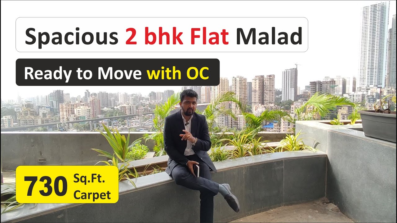 2 bhk flat in Malad / Ready to move 2 bhk flat / Terrace flat in Mumbai / Newly delivered project