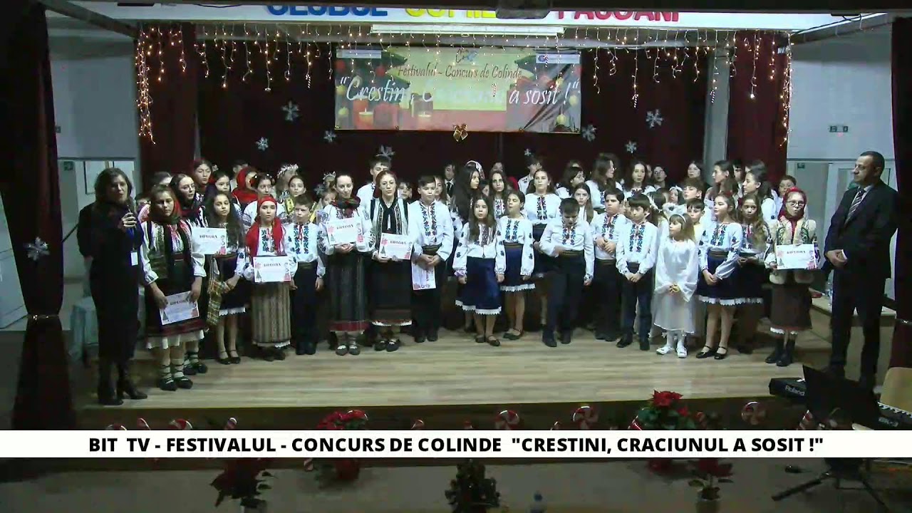 BIT TV LIVE - FESTIVALUL - CONCURS DE COLINDE "CRESTINI, CRACIUNUL A SOSIT !"