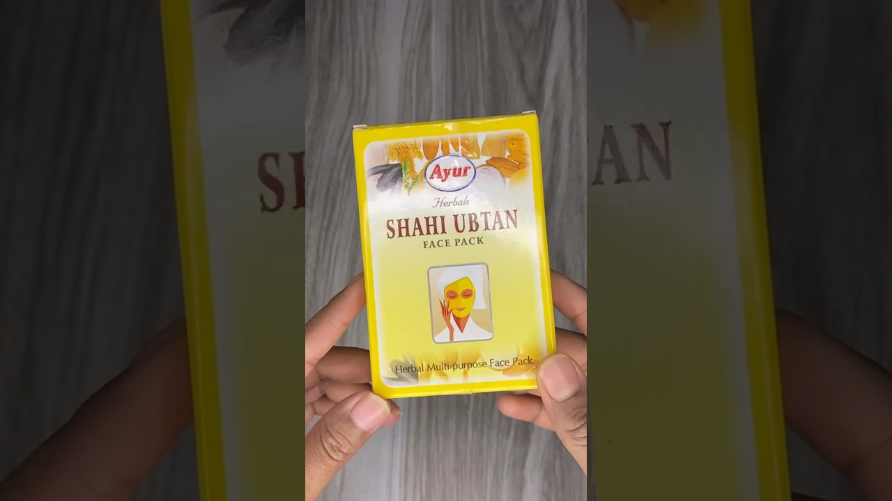 Ayur Shahi Ubtan face pack 💆🏻&zwj;♀️#facepack #ubtan #ubtanfacepack