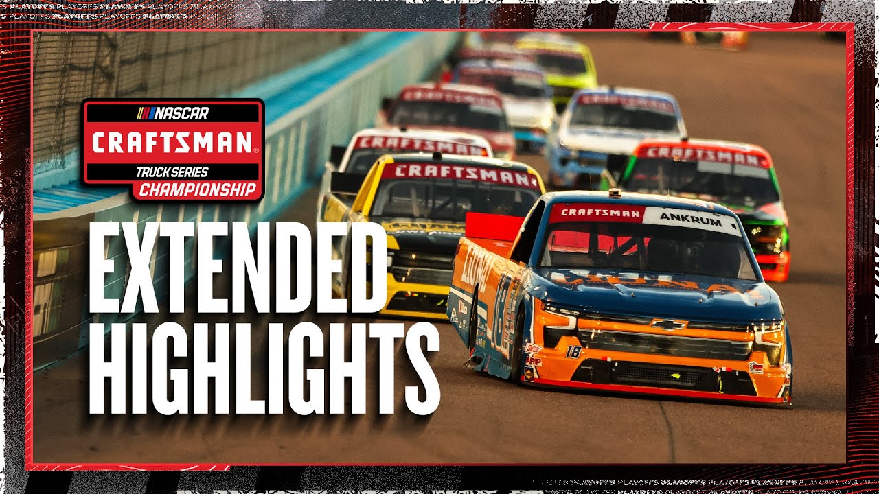 SEVEN-Wide Overtime Restart Determines Truck Champion | 2025 NASCAR Truck Extended Highlights