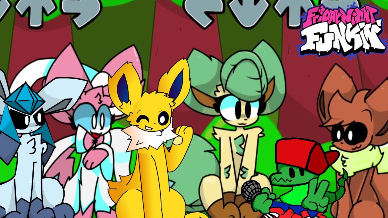 RAP BATTLING THE EEVEELUTIONS!!! | Friday Night Funkin' - Vee Funkin'!