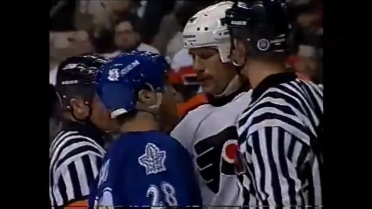 Maple Leafs - Flyers rough stuff 3/16/98