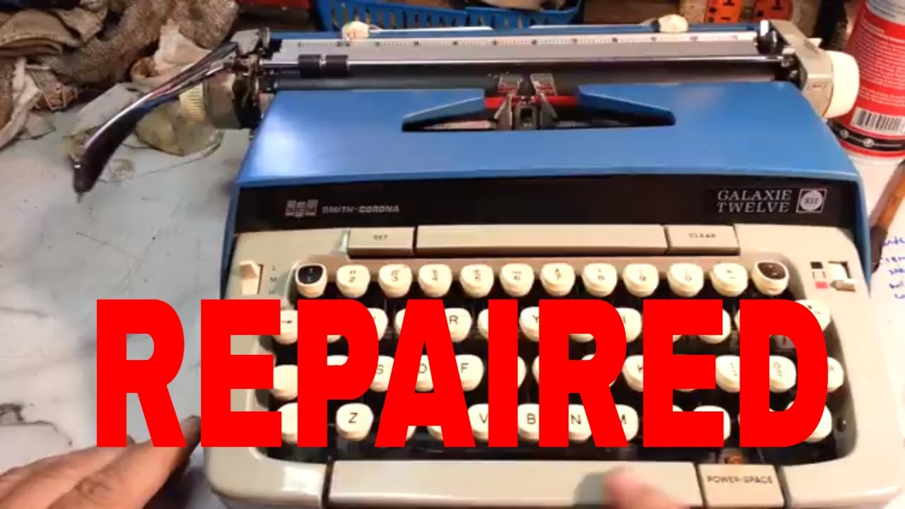 Smith Corona Typewriter Power Spacer Escapement Repair Adjustment No Silencer Model