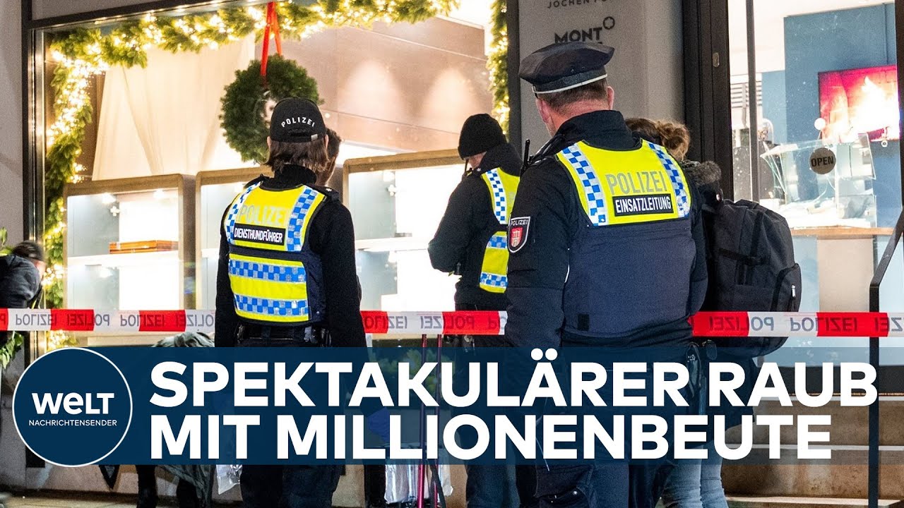 JUWELENRAUB IN HAMBURG: Täter entkommen auf E-Scooter mit Millionenbeute