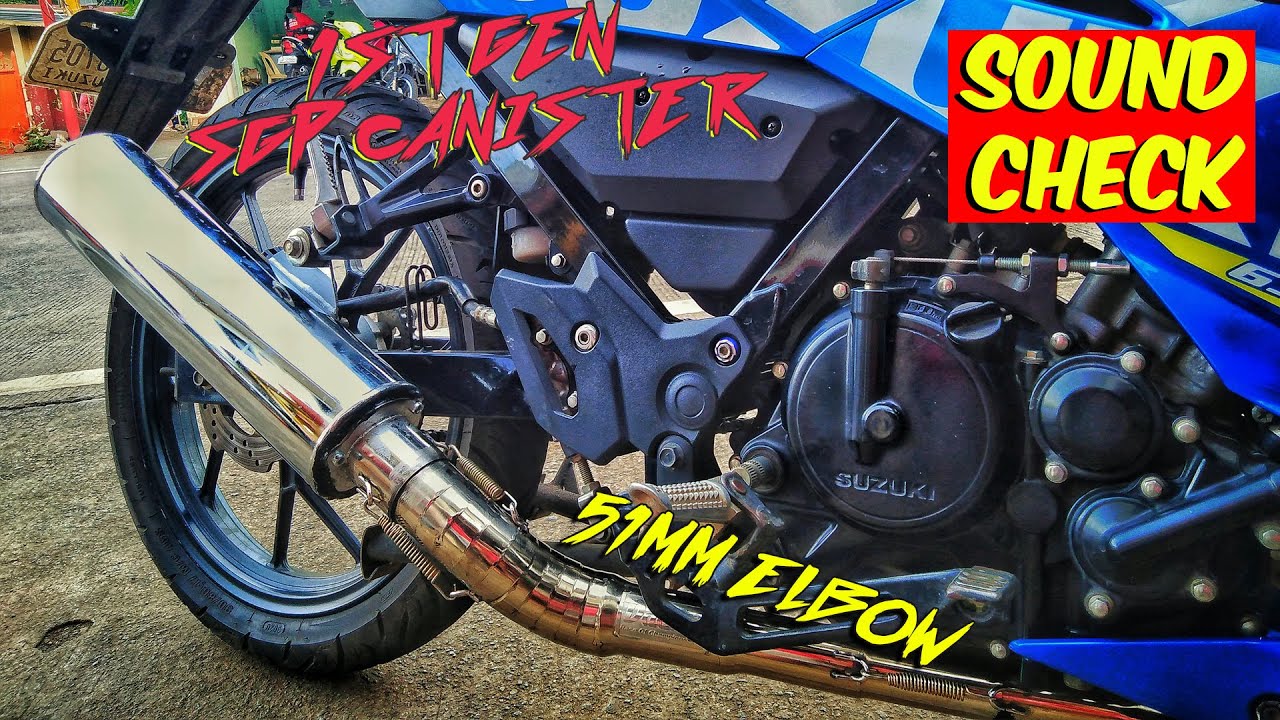 Raider 150 F.I. | 1st Gen SGP Canister + 51mm Elbow  SOUND CHECK