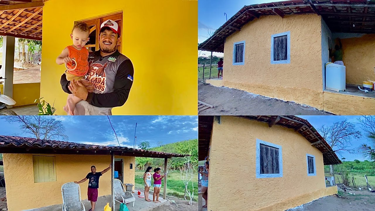 INICIAMOS A PINTURA DA CASA DO VITOR / VEJAM COMO ESTÁ FICANDO!!!