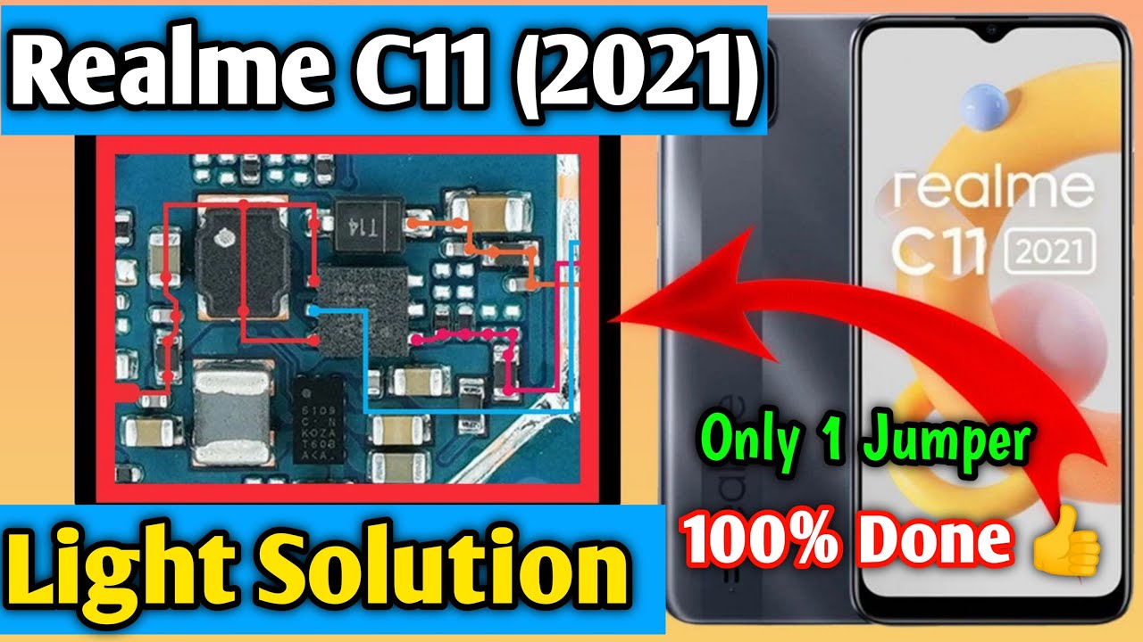 Realme C11 (2021) Display Light Solution || Just 1 Jumper 2024
