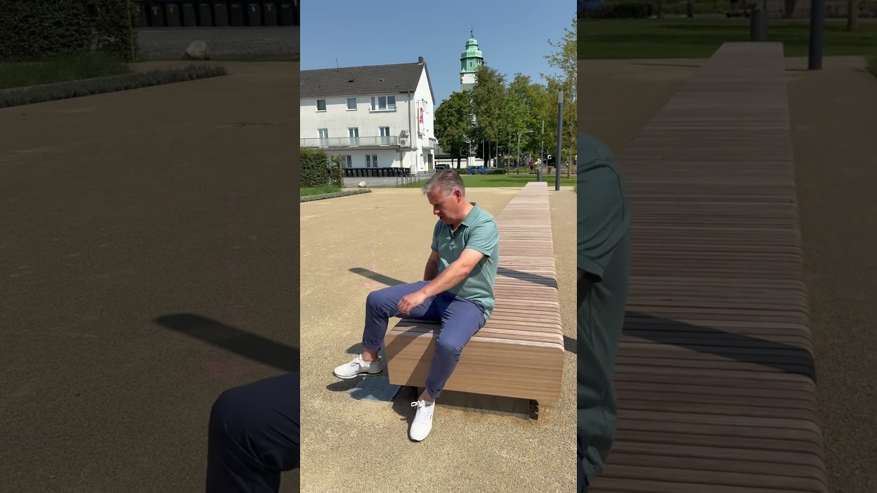 &bdquo;50 Tage - 50 emotionale Orte&ldquo;   Tag 25 - Begegnungsbank im Schlossgarten