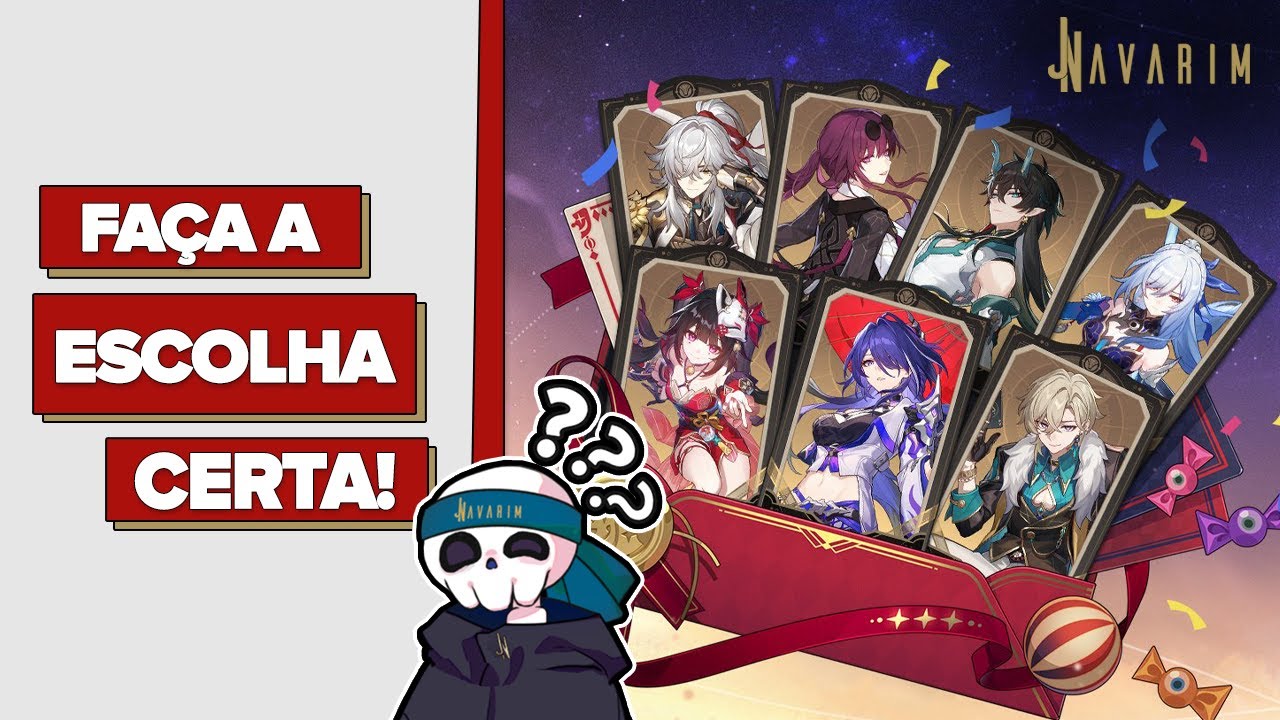 QUAL PERSONAGEM GRÁTIS ESCOLHER na 4.0 de Honkai: Star Rail?