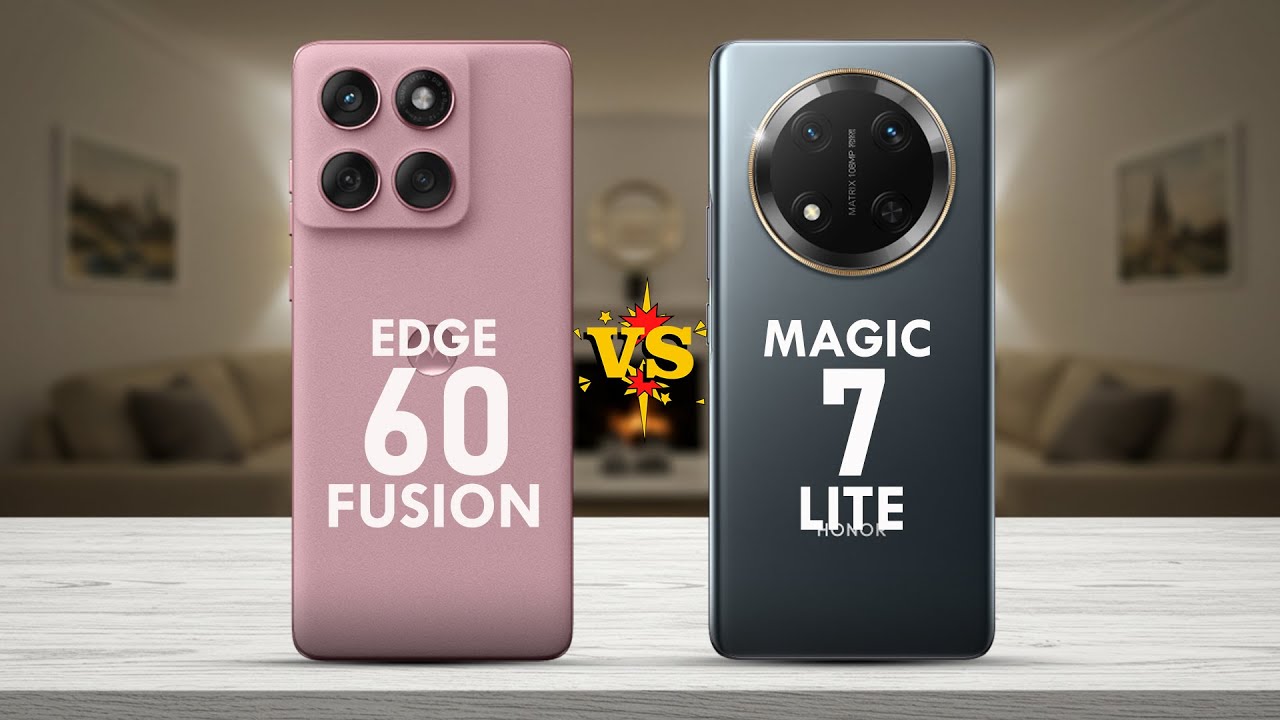 MOTOROLA EDGE 60 FUSION VS HONOR MAGIC 7 LITE