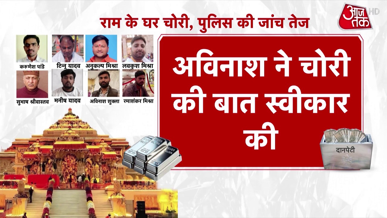 Ram Mandir Donation Theft: How much amount has been recovered in the Ram Mandir donation case so ...