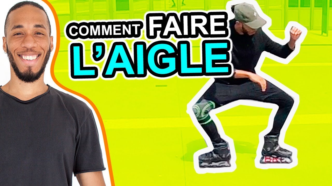 COMMENT FAIRE L'AIGLE EN ROLLER /  FIGURE ELEMENTAIRE EN FREESKATE