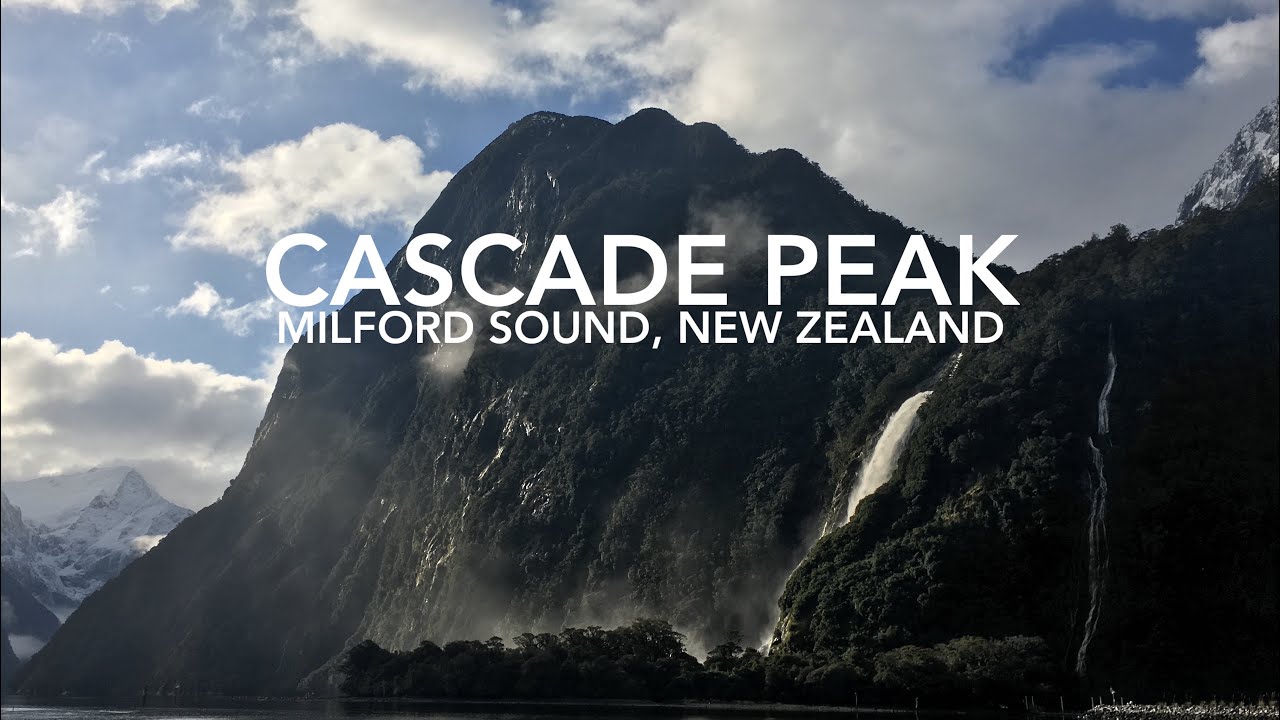 Cascade Peak, Milford Sound, New Zealand