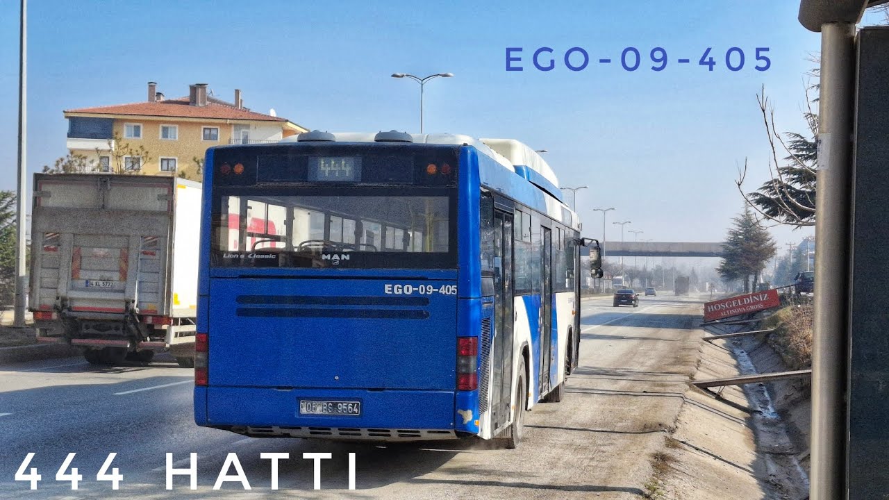EGO Man Lion's Classic CNG 444 Hattından yolculuk