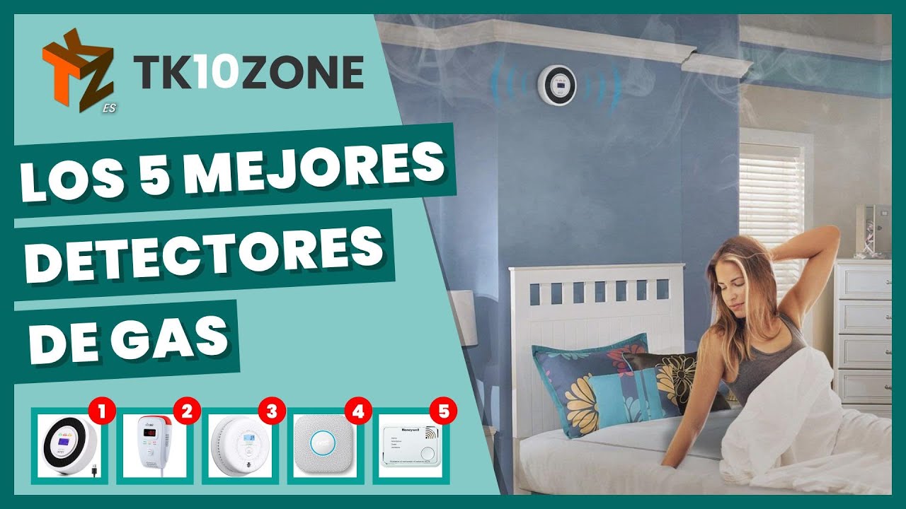 Los 5 mejores detectores de gas para monitorear el nivel de monóxido de carbono en el aire