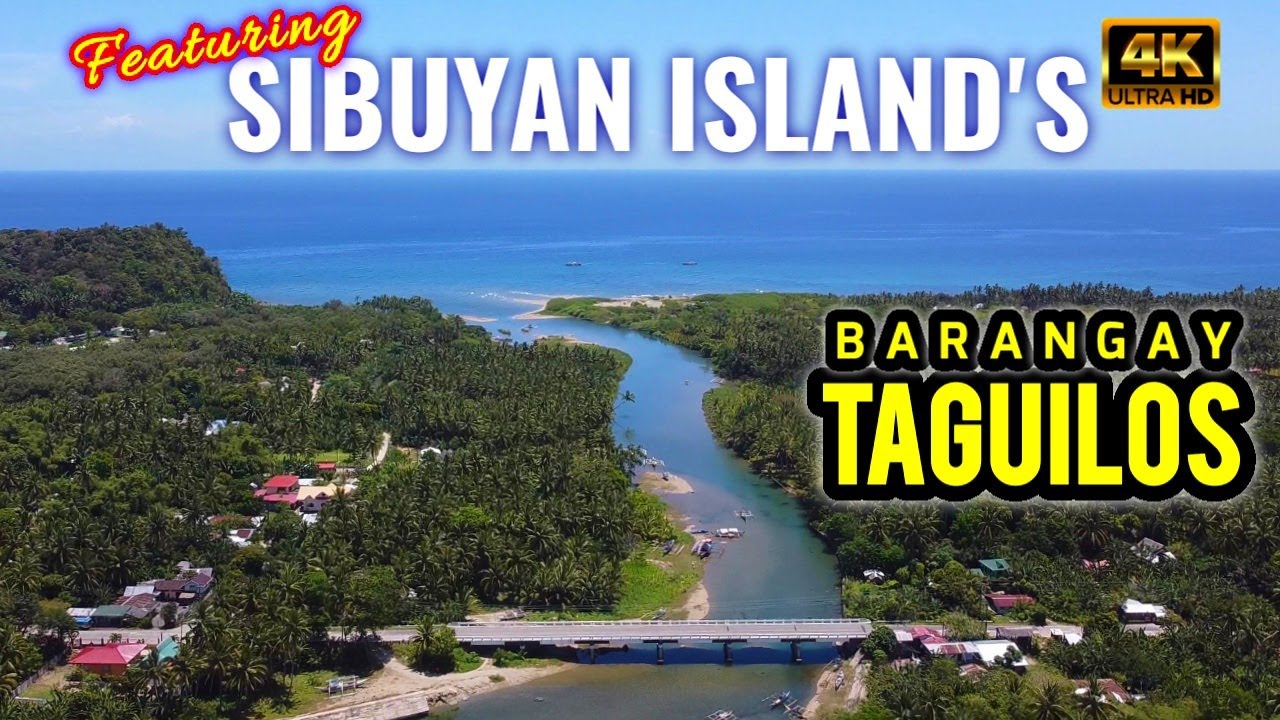 TAGUILOS SIBUYAN ISLAND ROMBLON, ONE OF THE BARANGAYS OF CAJIDIOCAN, FEATURING RICEFIELDS AND RIVERS