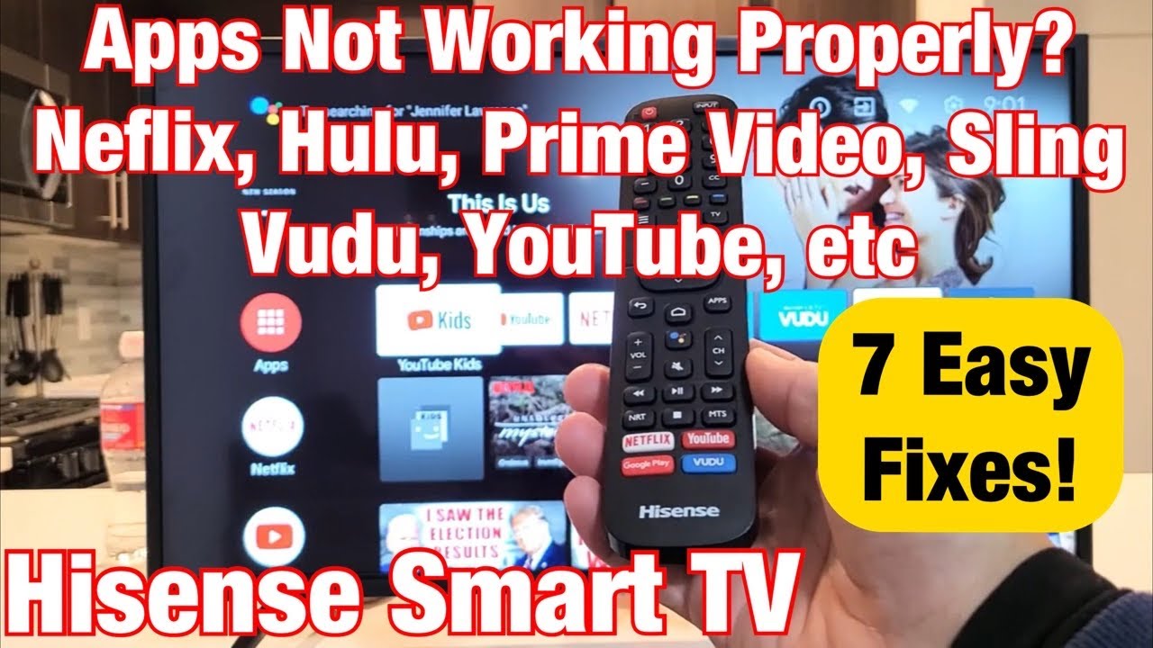 Hisense Smart TV: приложение не работает? Netflix, Prime Video, YouTube, Vudu, Sling, Hulu и т. д.