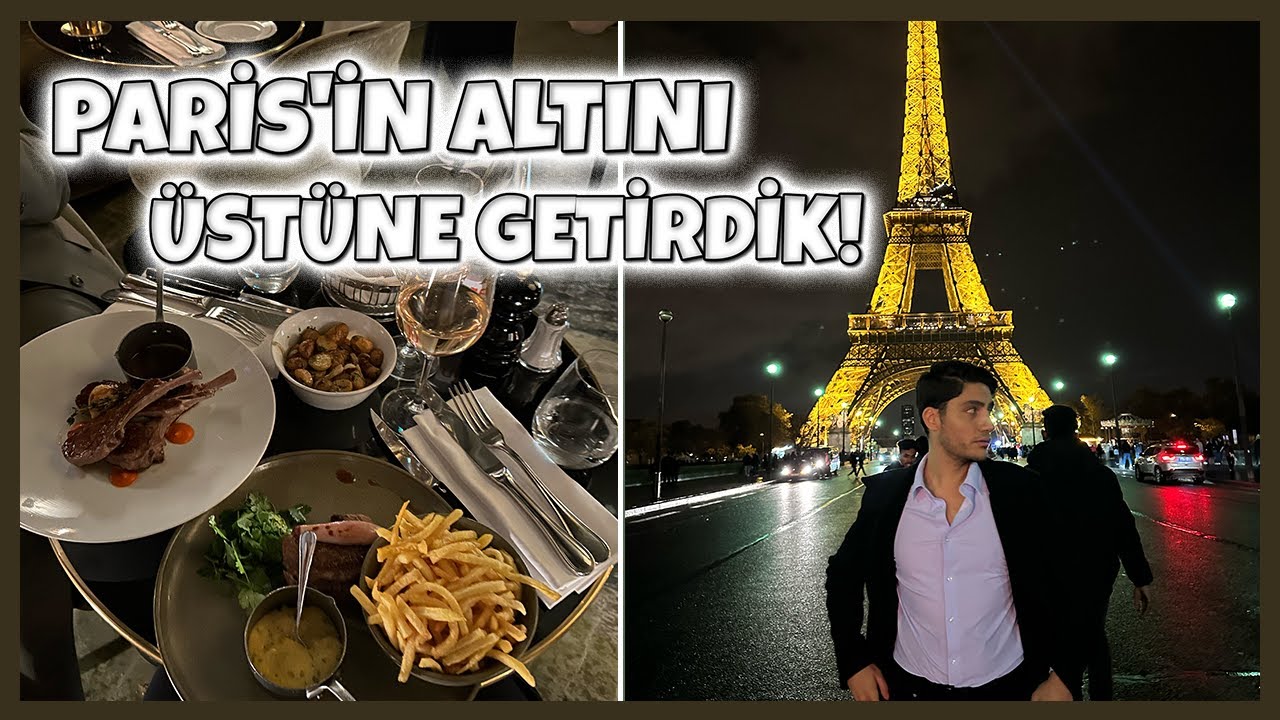 PARİS VLOG! Paris Gezisi, Bizimle Eyfel Kulesi'ni Gezin, Fransa Paris'de Gezilecek Yerler, Şanzelize