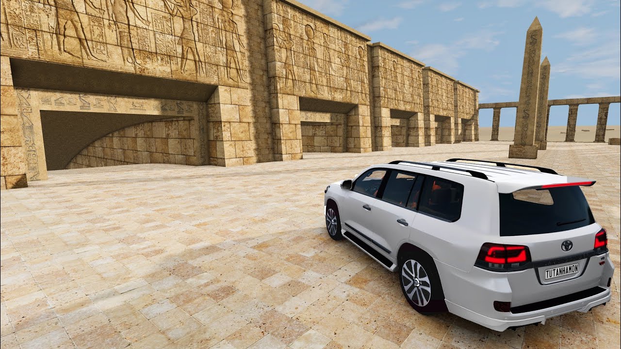 ИГРЫ ТУТАНХАМОНА! ТУРИСТЫ ПОПАЛИ В ЛОВУШКУ ФАРАОНА | BeamNG.drive